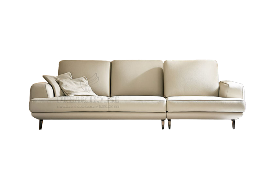 Sofa văng bọc da tựa lưng cao S125