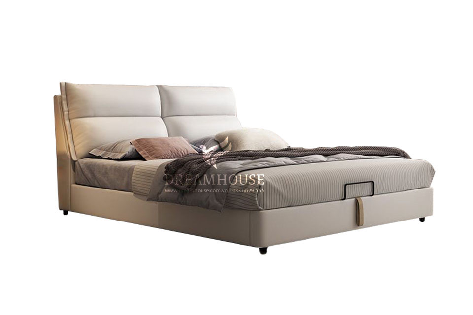 Giường bọc nệm đầu giường tựa êm S358