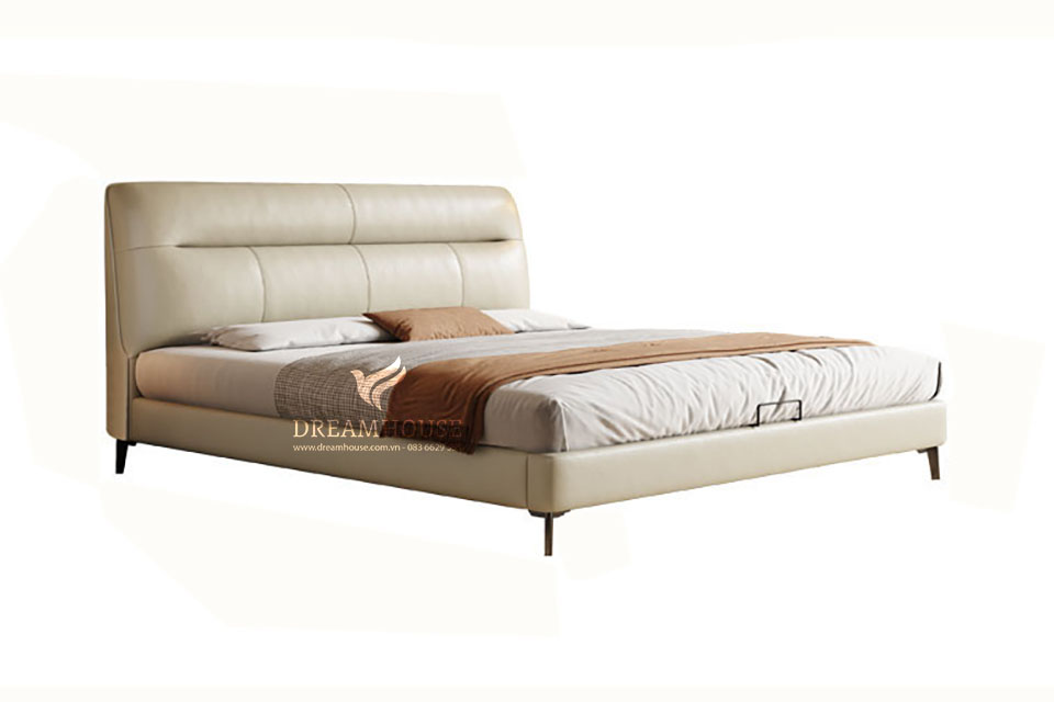 Giường hiện đại bọc da đầu giường S925