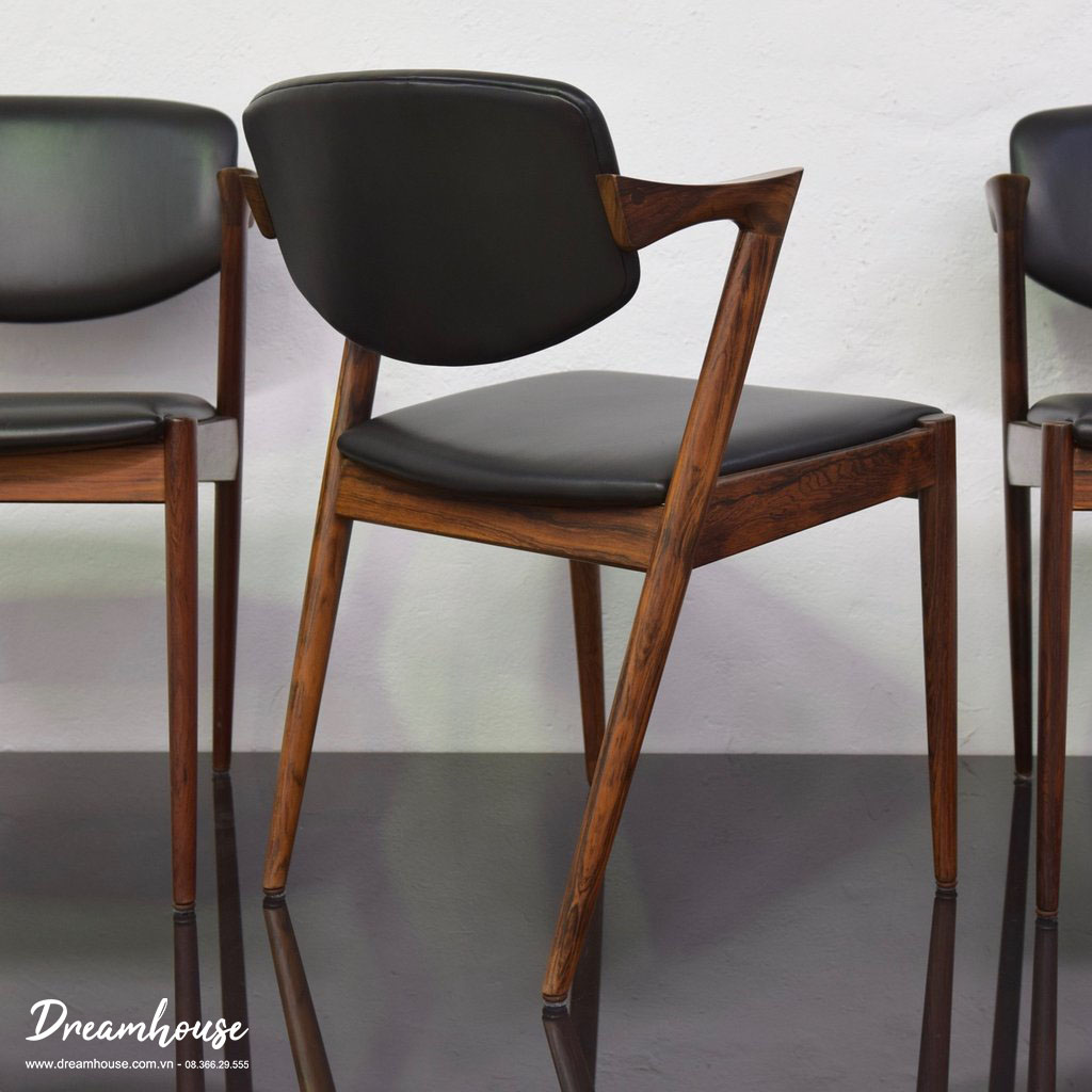 Ghế Kai gỗ Tần bì GN6351 có Tông màu trầm tạo nên sự sang trọng và thanh lịch