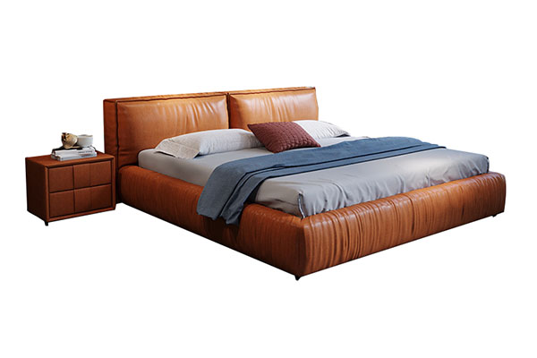 Giường ngủ bọc da B918
