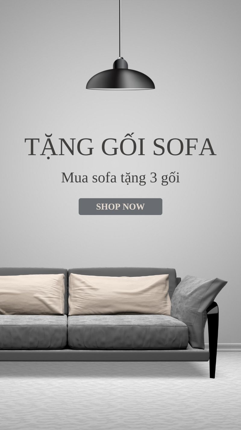 Tặng gối ôm sofa khi mua sofa da tại Dreamhouse