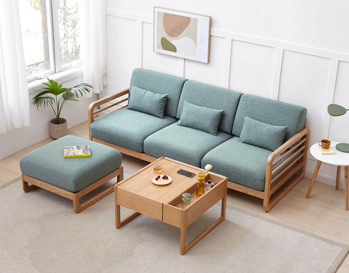 Ghế sofa gỗ hiện đại của chúng tôi với thiết kế độc đáo sẽ tạo nên một không gian phòng khách hiện đại và tinh tế. Chúng tôi luôn nghiên cứu và tìm tòi những kiểu dáng mới nhất để mang đến cho khách hàng sản phẩm tốt nhất và đạt tiêu chuẩn thiết kế cao nhất.