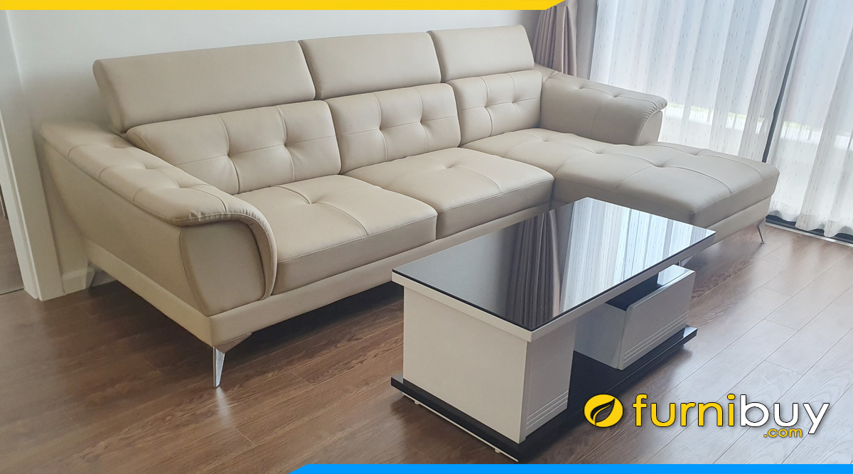 ghe sofa goc chu l hien dai ke phong khach chung cu