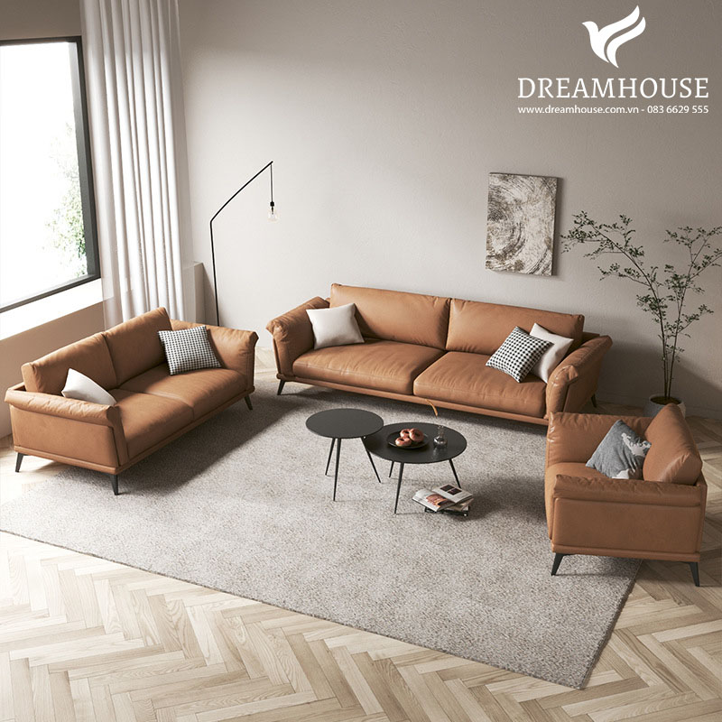 Sofa văng kiểu dáng độc đáo, nhỏ gọn cho phòng khách nhỏ