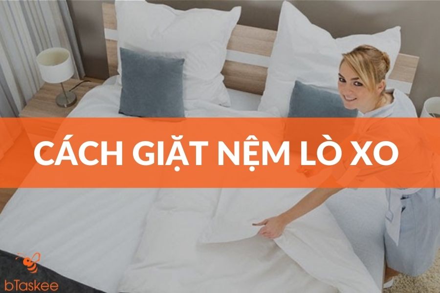 Các bước giặt nệm lò xo sạch hiệu quả tại nhà