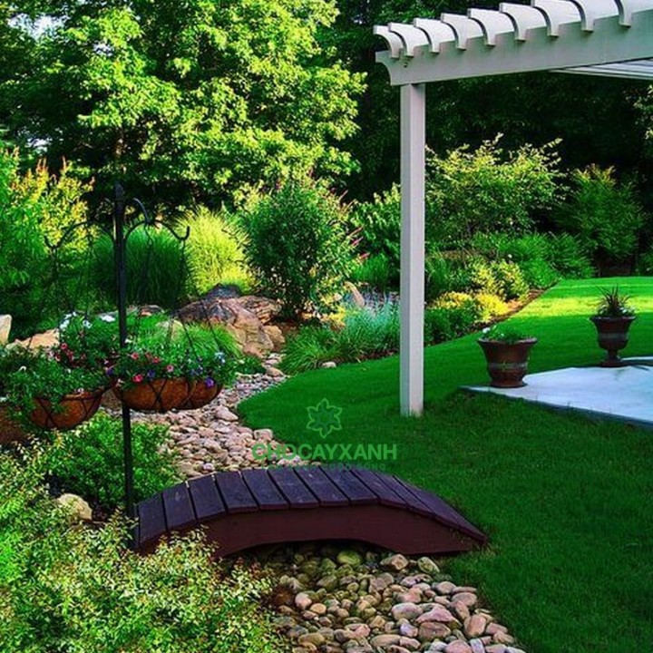 Tiểu cảnh sân vườn đẹp theo hành Mộc Tiểu cảnh sân vườn đẹp theo hành Mộc