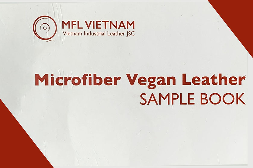 Catalog mẫu da Microfiber vegan leadther sample book (cuốn SIL)
