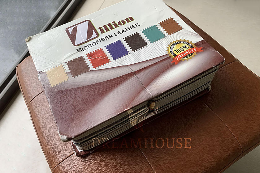 Catalog mẫu da Zillion microfiber leather