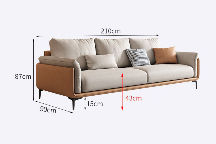 Kích thước sofa được may đo theo yêu cầu