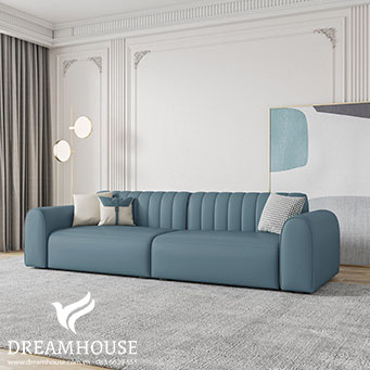 Sofa da kiểu Bắc Âu S785
