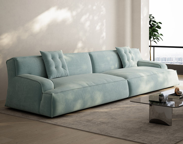Sofa nỉ hiện đại S777