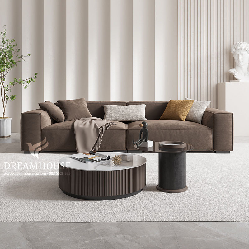 Sofa nỉ kiểu Bắc Âu S780