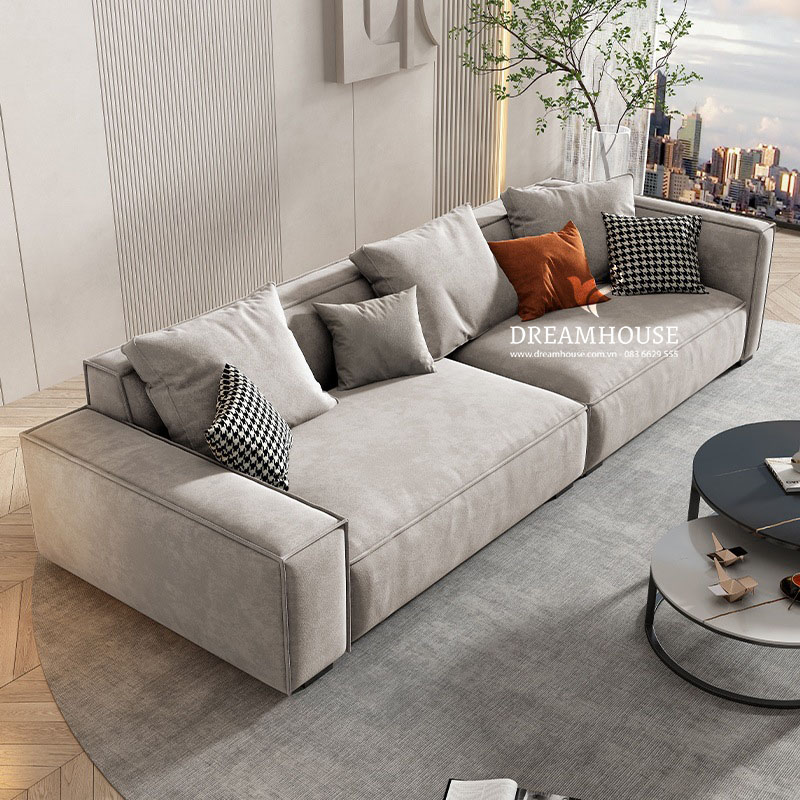 Sofa nỉ kiểu Bắc Âu S780