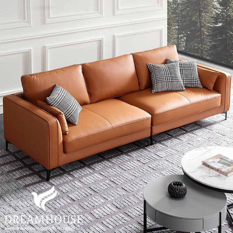 Sofa văng da hiện đại S788