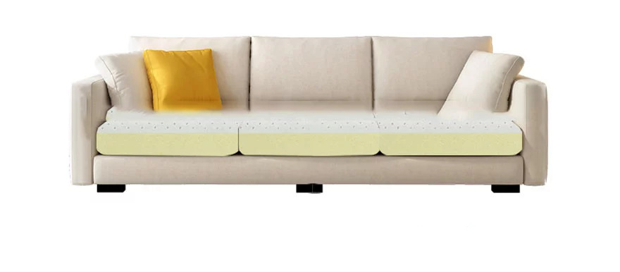 Mút K43 tạo độ êm ái và thoải mái cho bộ Sofa văng da Microfiber S786