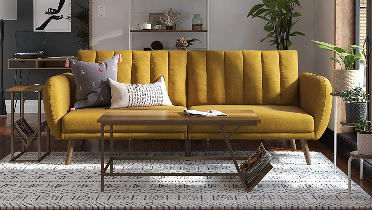 sofa vải bố phòng khách