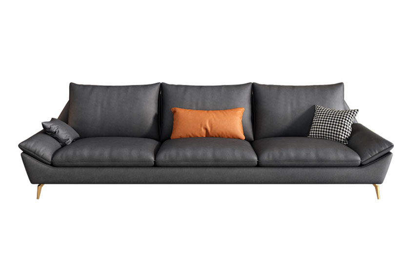 Sofa băng da microfiber hiện đại và sang trọng S551