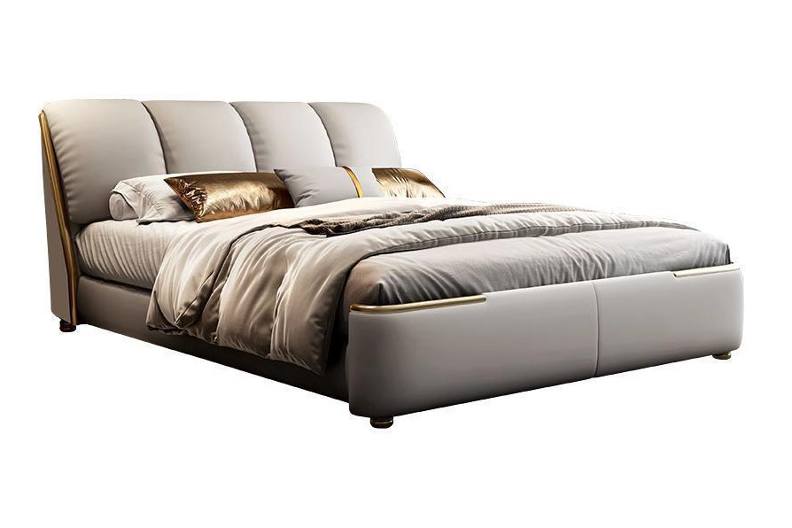 Giường bọc da hiện đại B958