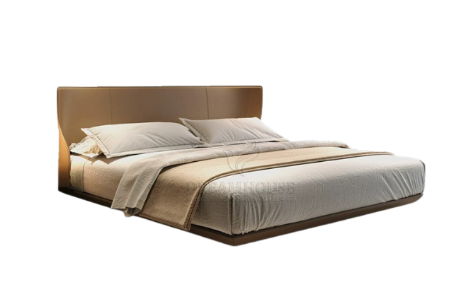 Giường bọc da sang trọng cho phòng ngủ hiện đại B539