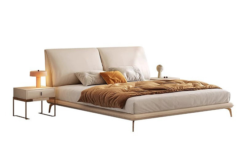 Giường bọc da hiện đại B950