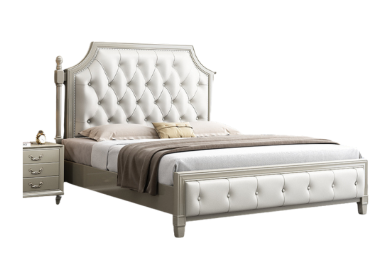 Giường bọc da tân cổ điển sang trọng B960