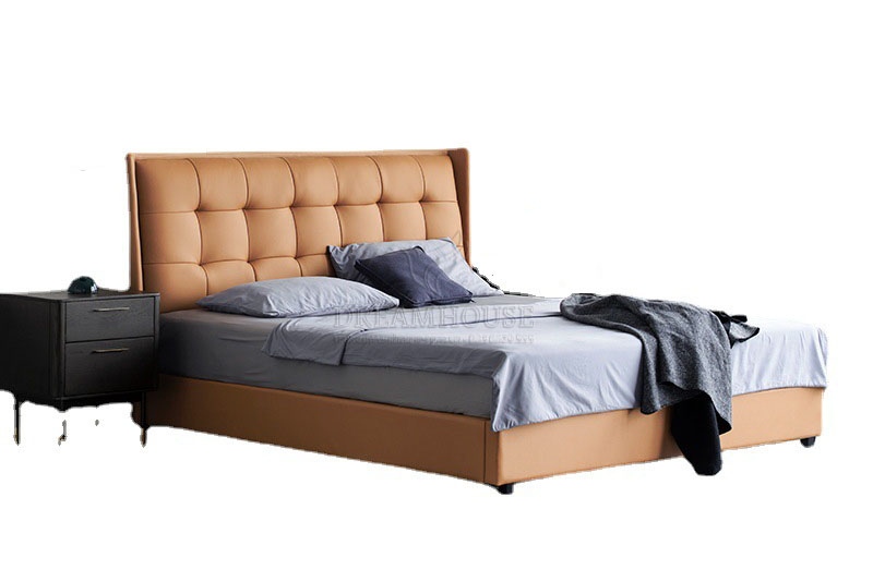 Giường bọc da hiện đại B623