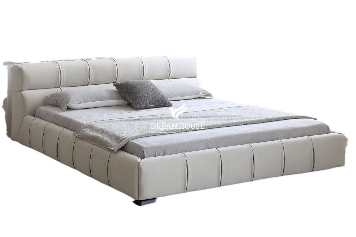 Giường bọc da Cao cấp B606