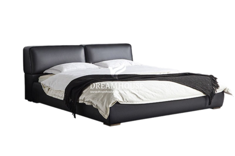 Giường bọc da hiện đại B616