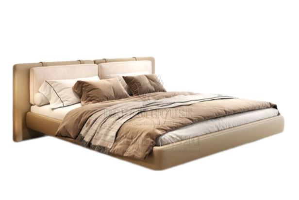 Giường bọc da phong cách tối giản B622
