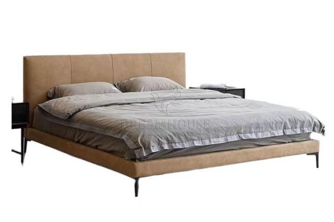 Giường bọc nỉ cao cấp B605