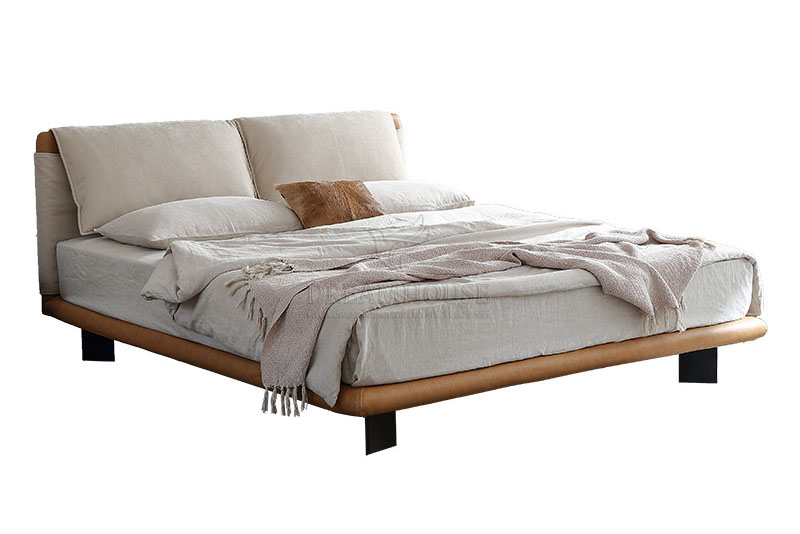 Giường bọc nỉ cao cấp B558