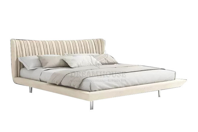 Giường bọc nỉ hiện đại B612