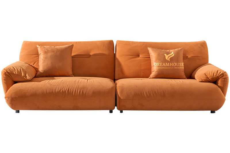 Sofa bọc da lộn sang trọng S286