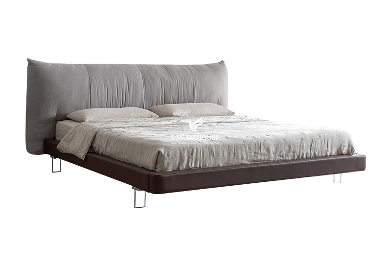 Giường bọc nỉ cao cấp B835
