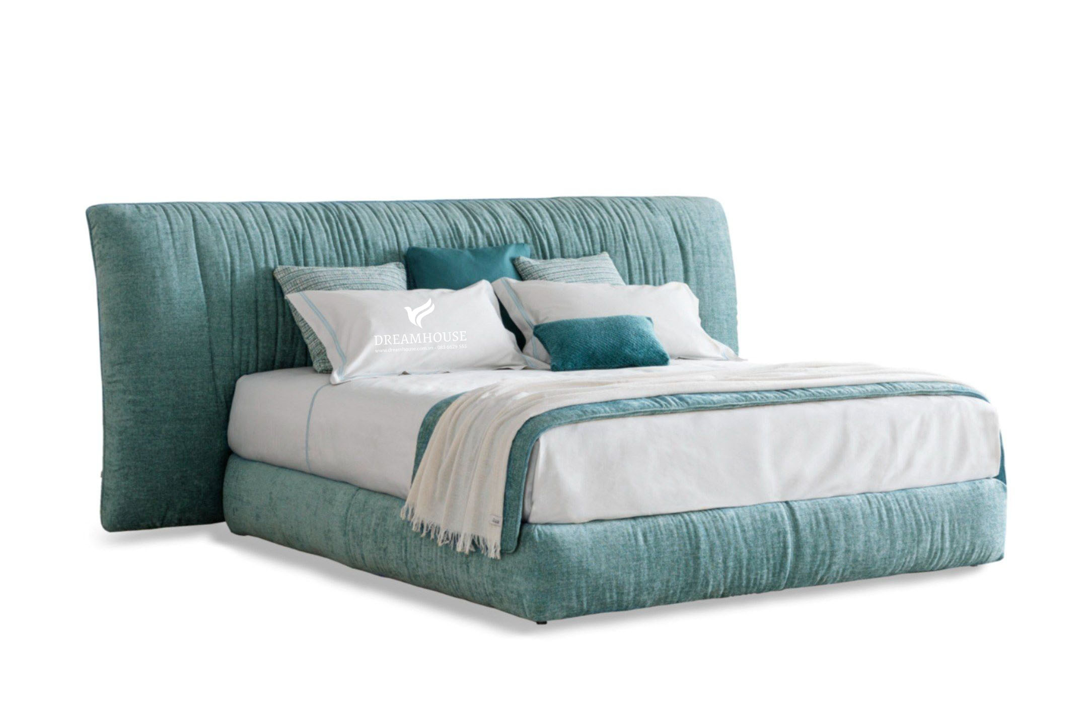Giường Layla bọc nỉ cao cấp B329