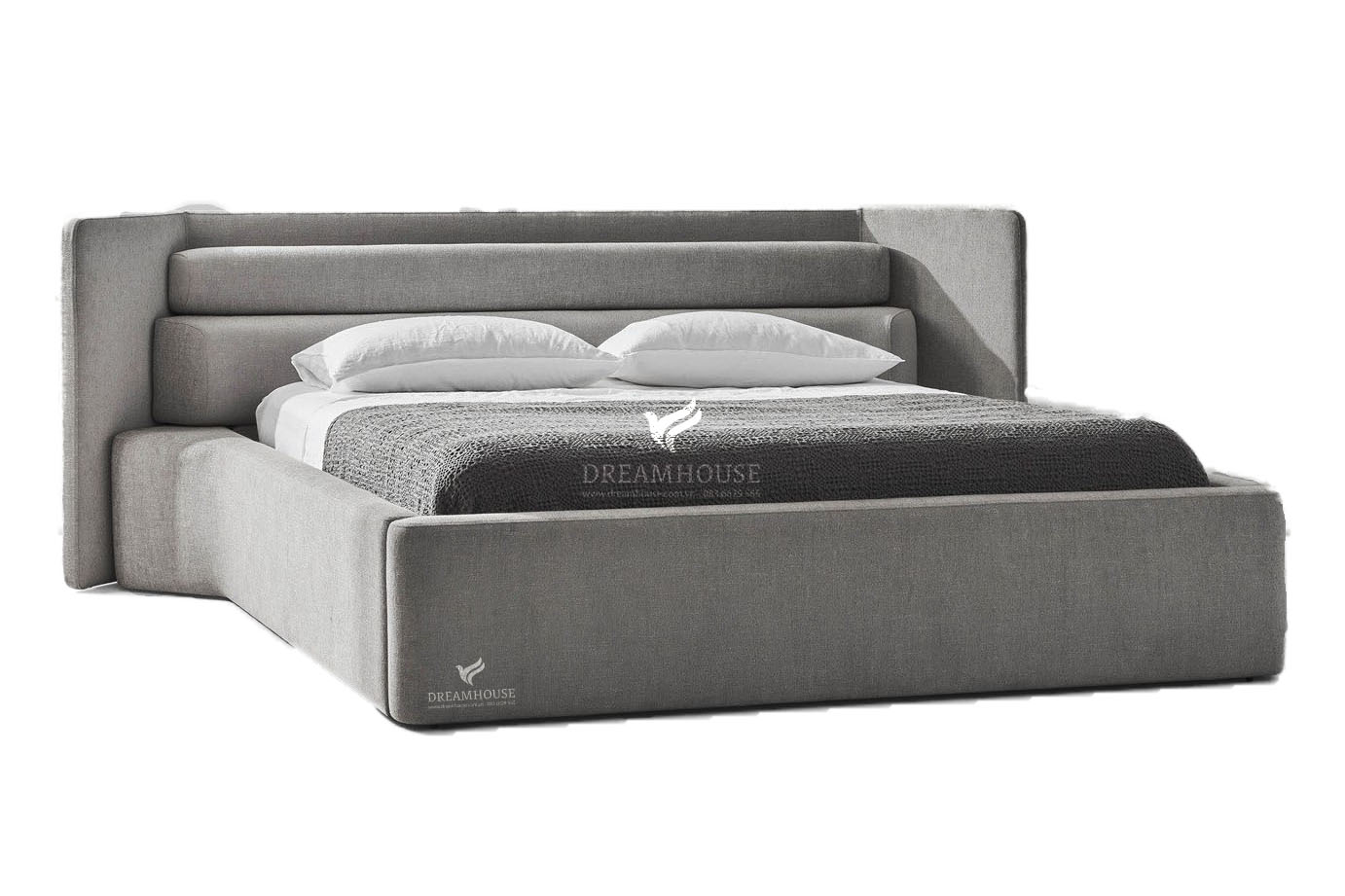 Giường Step bọc nỉ B334