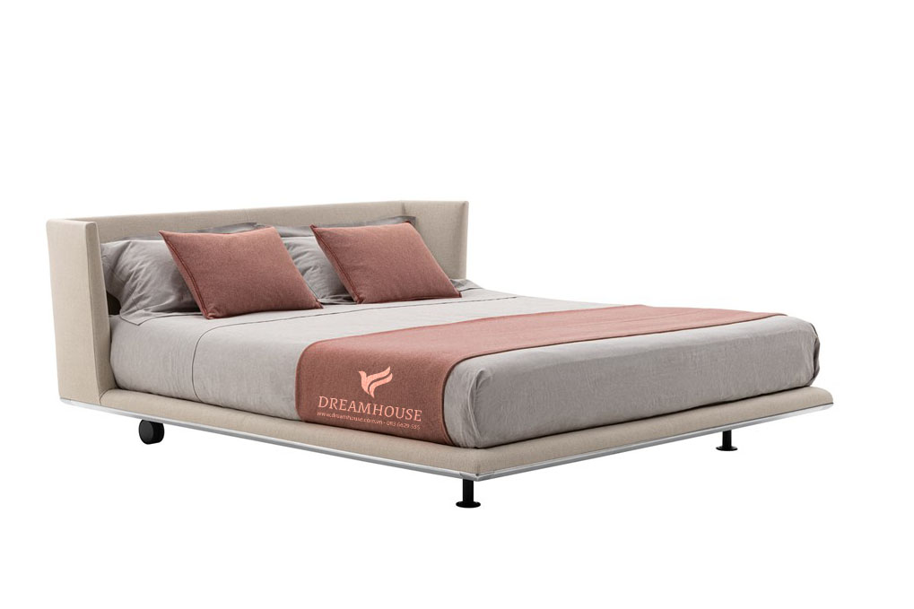 Giường Noonu bọc nỉ cao cấp B345