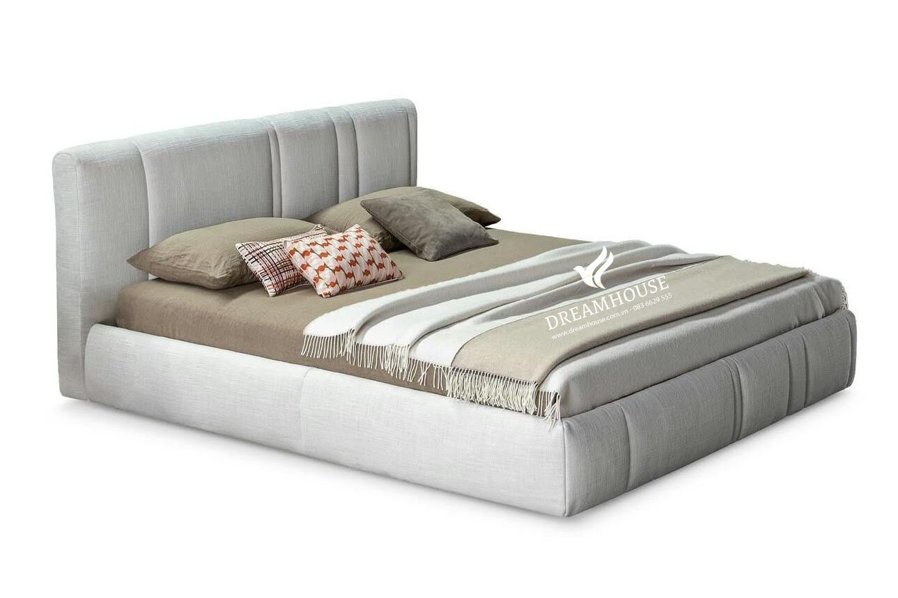 Giường Rigoletto bọc da cao cấp B343