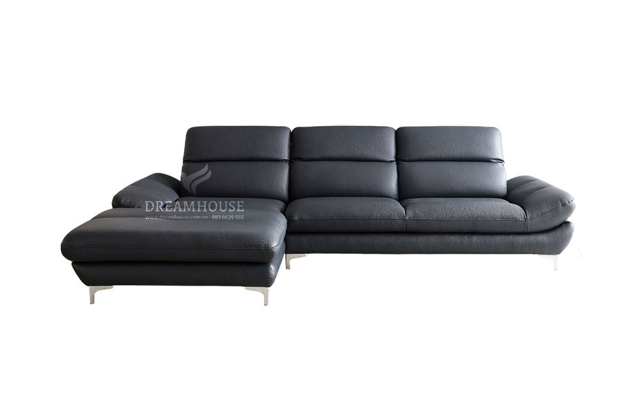 Sofa góc tay be bọc da S516
