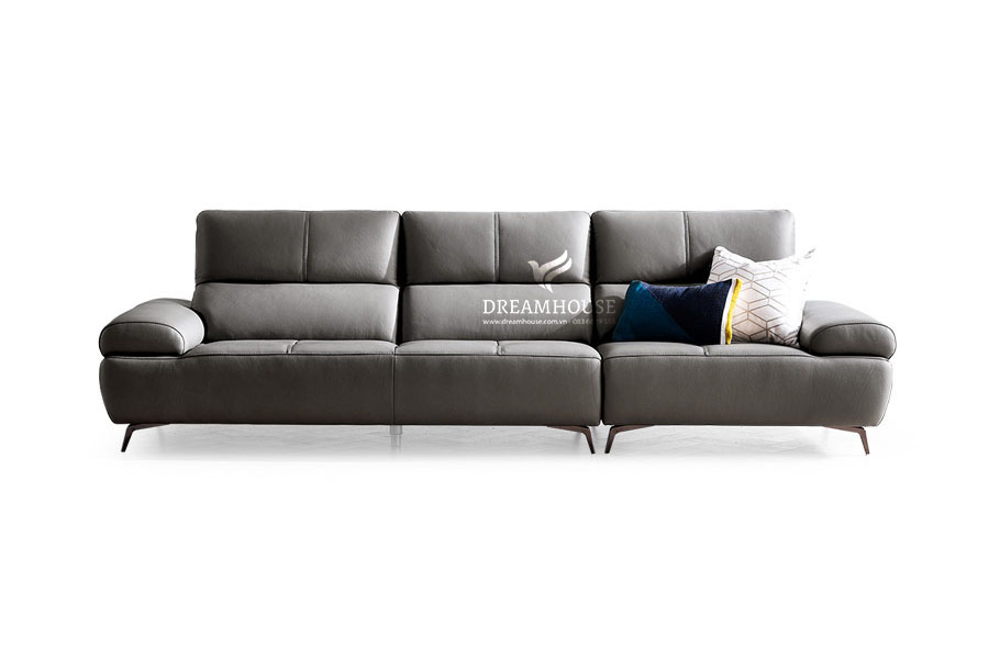 Sofa văng bọc da hiện đại S528