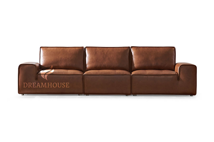 Sofa văng bọc da hiện đại S626