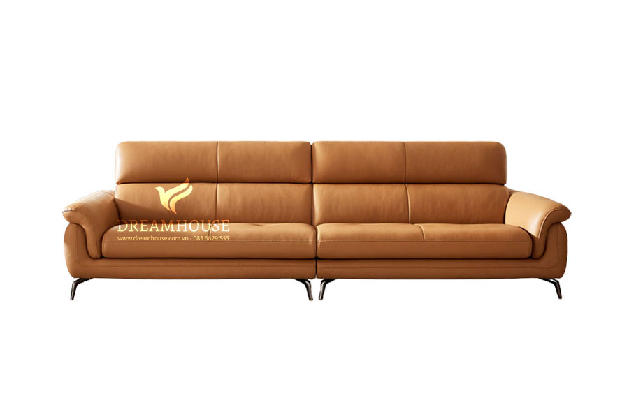 Sofa văng da microfiber hiện đại S855