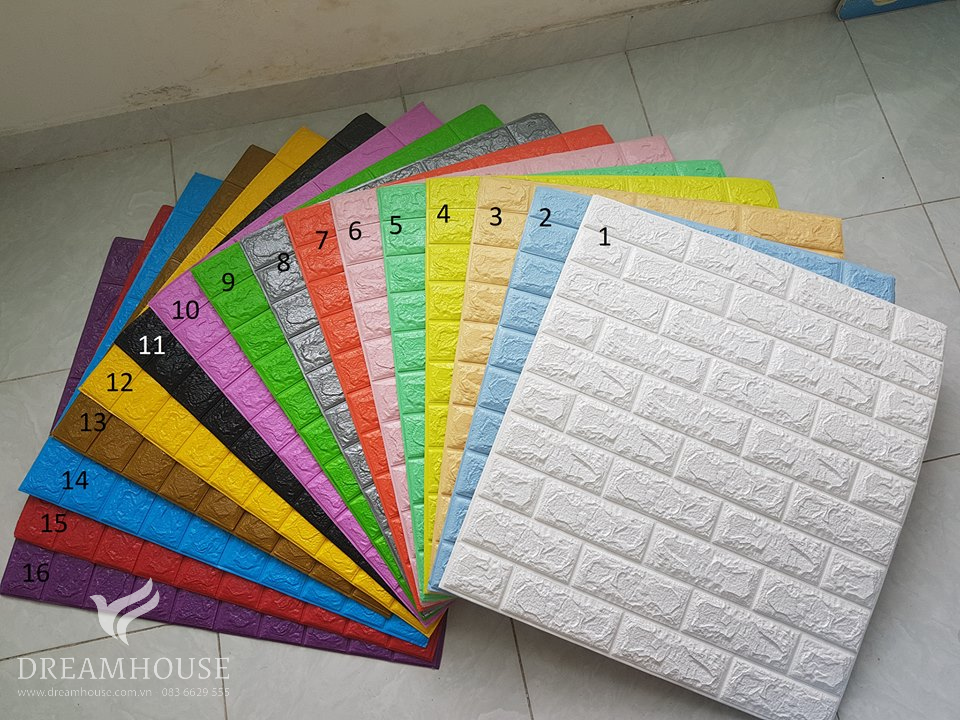 Xốp Dán Tường Giả Gạch