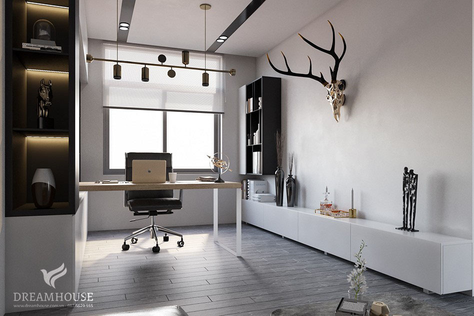 Thiết kế phòng làm việc tại nhà đẹp và sáng tạo