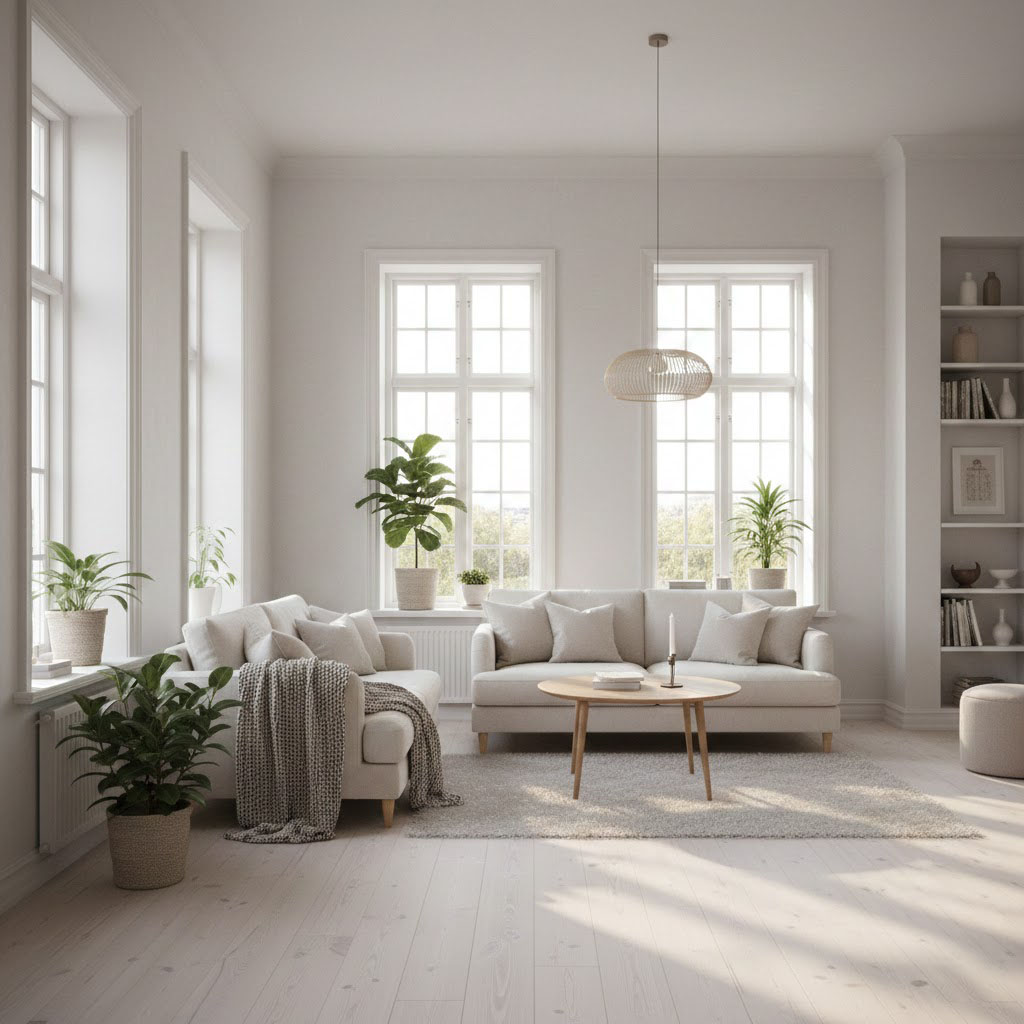 Phong cách Scandinavian Bắc Âu trong thiết kế nội thất